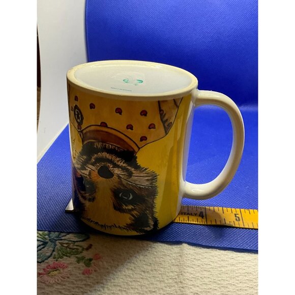 Mr. & Mrs. Fox Mug With Whimsical Design & Tie-Dressed Fox Characters - 12 oz  M - Picture 5 of 10